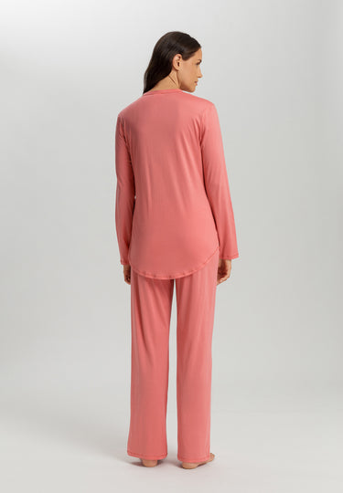 Cotton Deluxe Button Front Pajama Set | Lantana 77956-2347